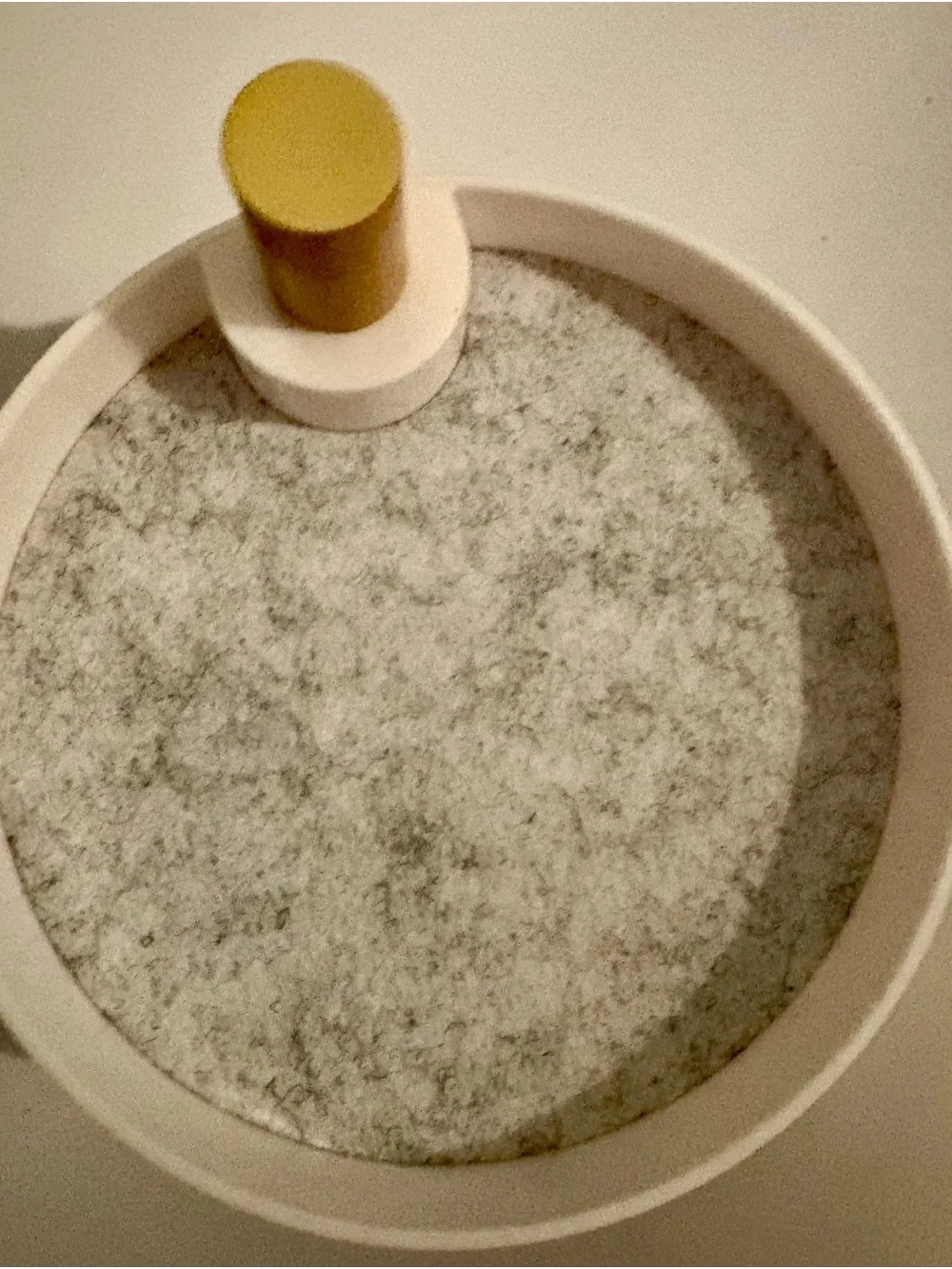 22- the 2bandits white and grey felt catch all 3 tier tray